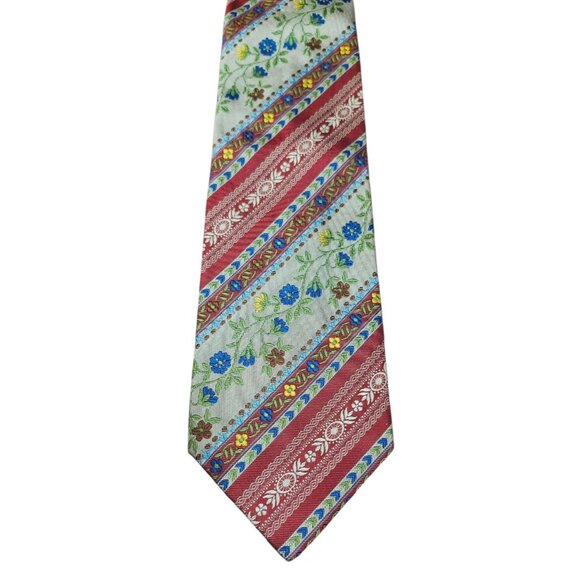 Kenzo Men Accessories Floral Tie Made In Italy Limited Edition VHTF Rare - Picture 5 of 8
